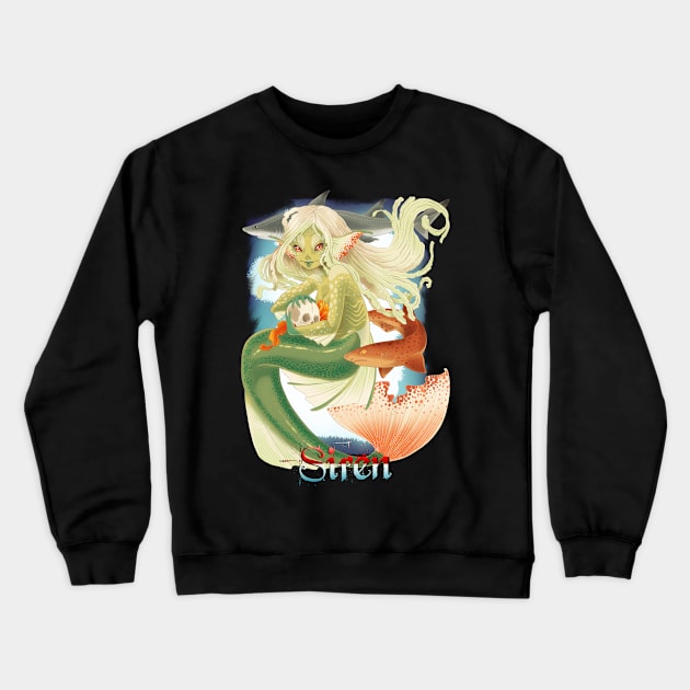 Siren Crewneck Sweatshirt by Elfogi